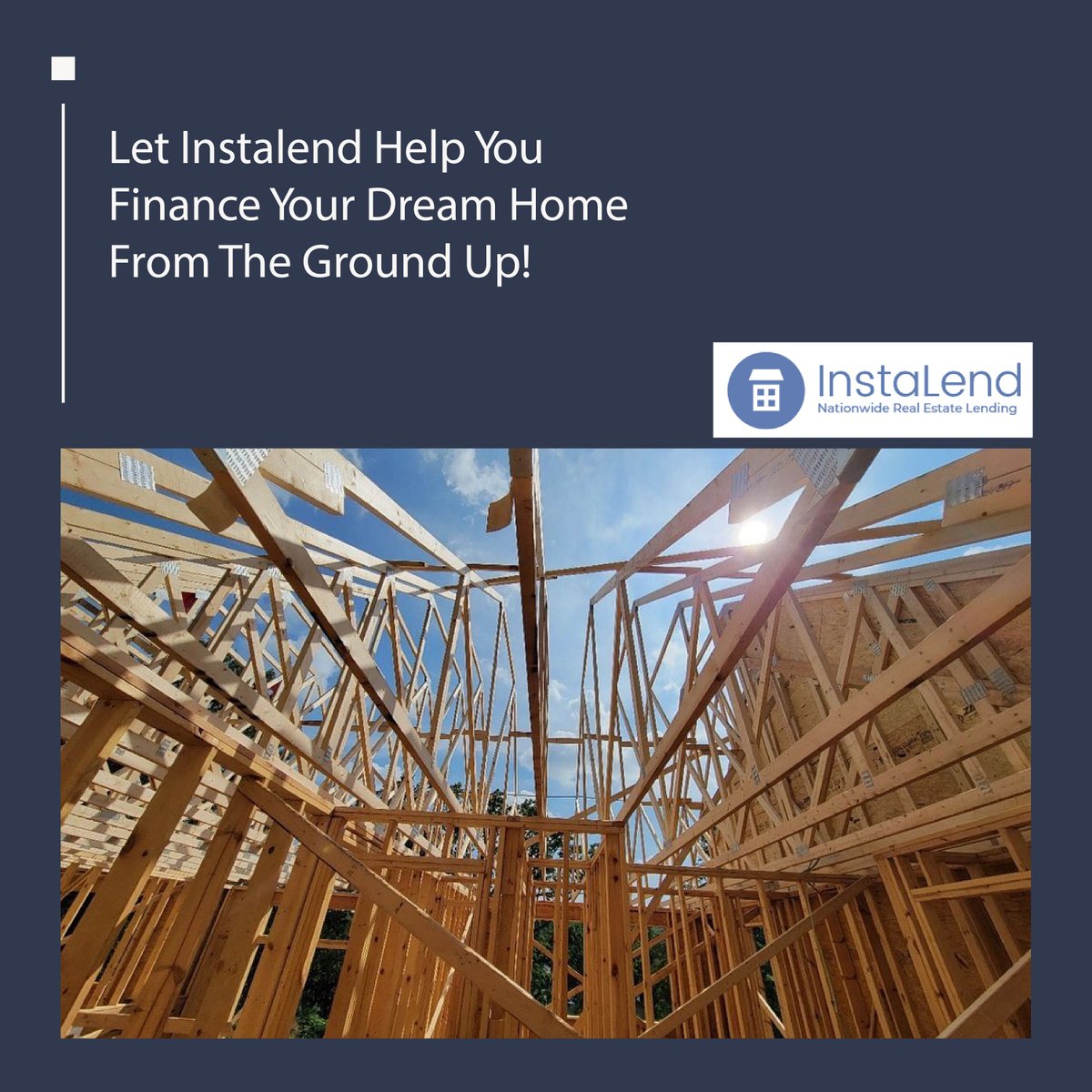 Building your dream home shouldn't be a financial hurdle! InstaLend's new construction loans offer fast funding and expert guidance. Get started today! tinyurl.com/4bdpxcpf #NewConstructionLoans #RealEstateLoans #InstaLend