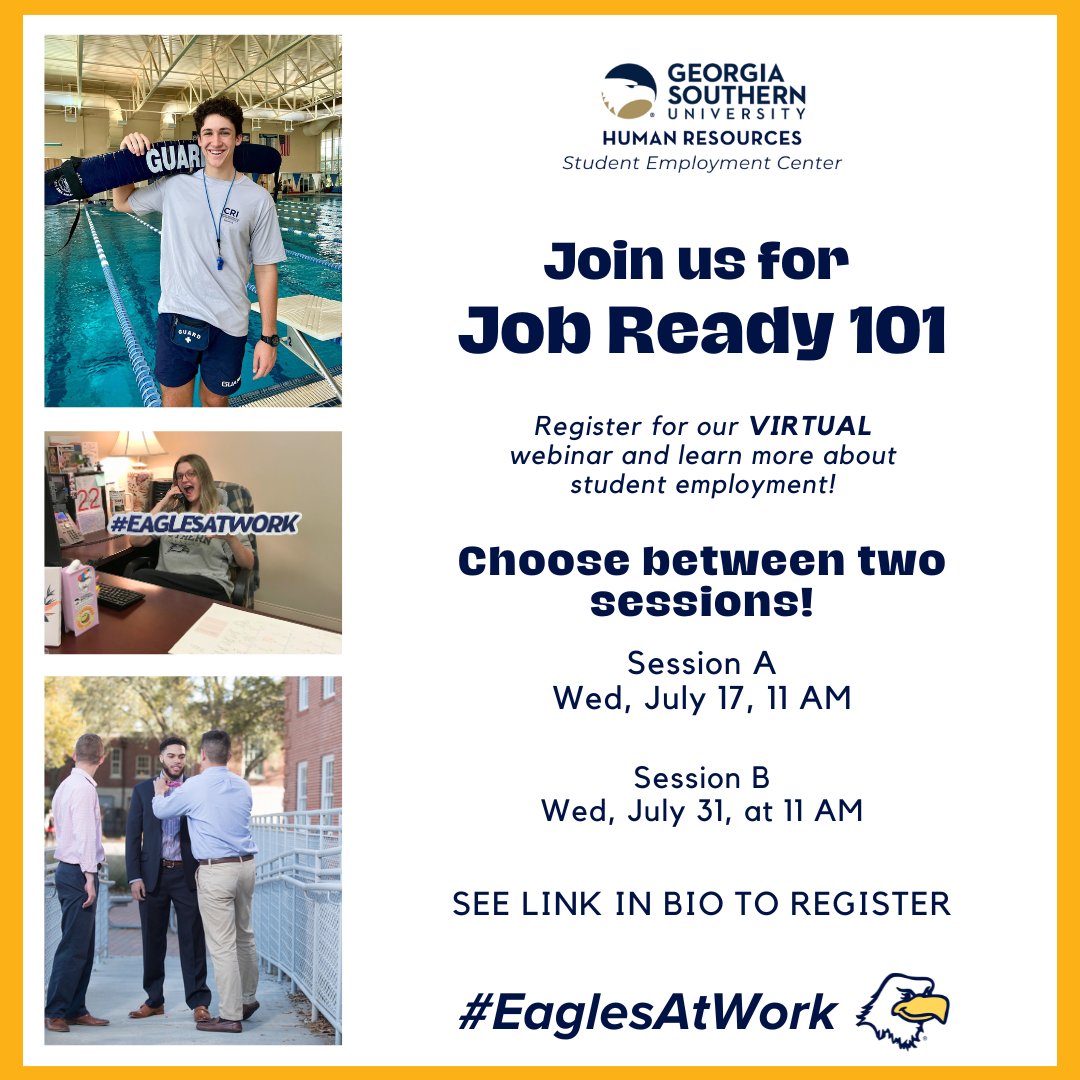 GA Southern - Student Employment Center tweet media