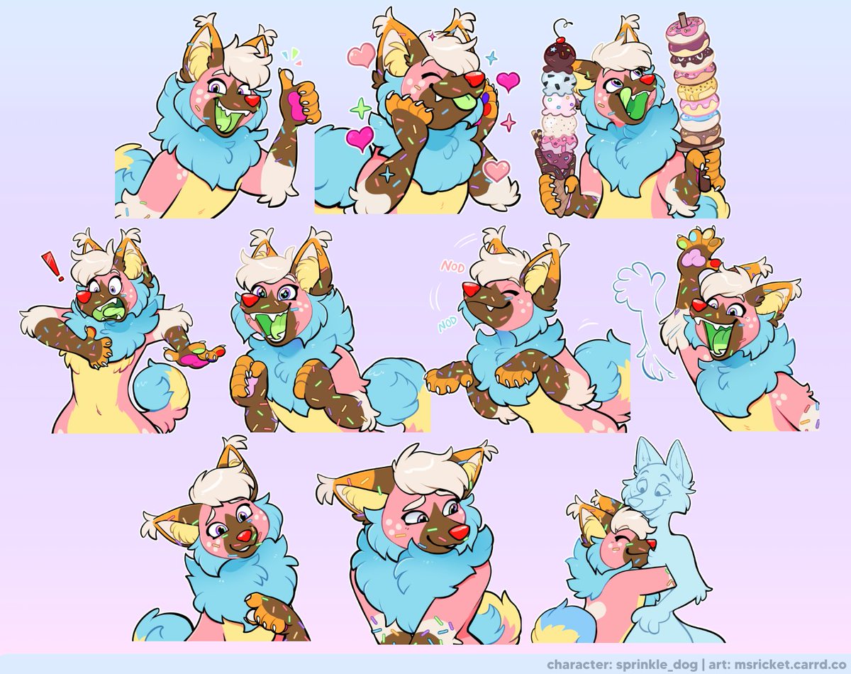 Telegram stickers for <a href="/sprinkle_dog/">Duncan! 🧁🍩</a> !