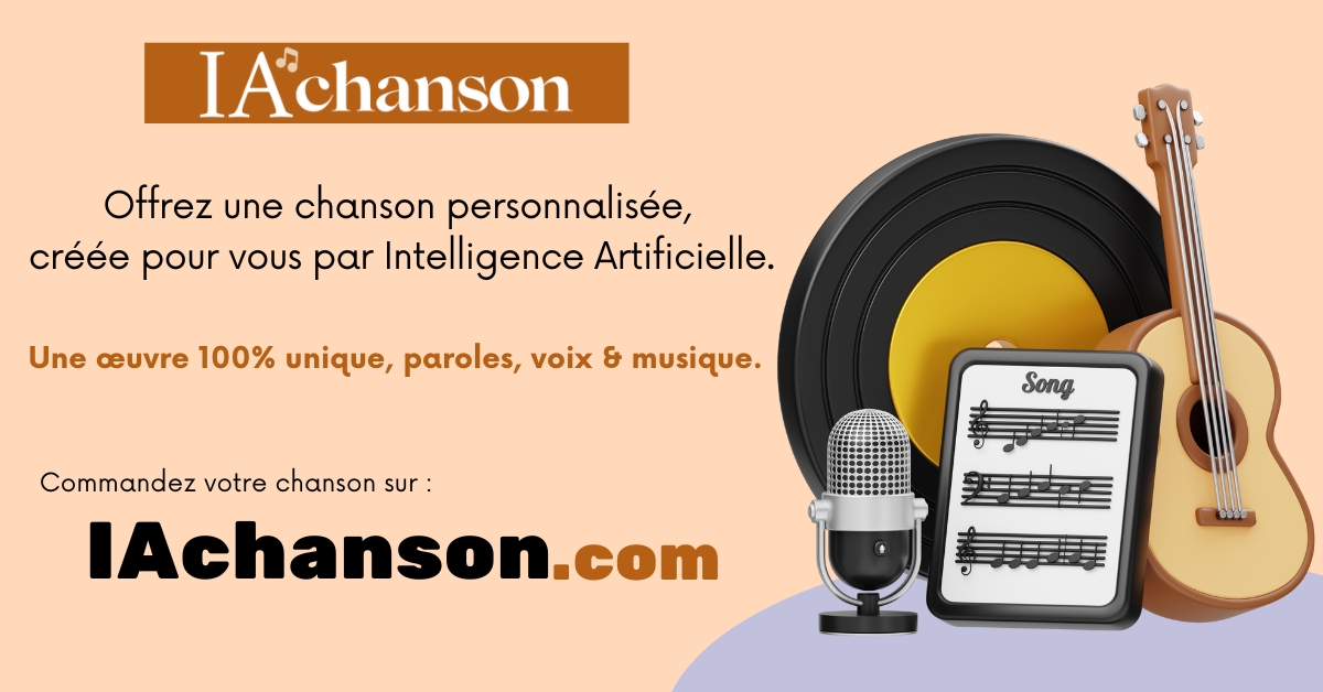 IAchanson's tweet photo. Offrez un cadeau unique pour chaque occasion spéciale : anniversaire, mariage, naissance, et plus sur https://t.co/ELKsmpGwBJ 🎶
Voix, paroles et musique 100% originales créées par IA pour ceux que vous aimez. 🎵💖
Abonnez-vous sur @IAchanson

#IAchanson #IA #CadeauParfait https://t.co/08ib9L6QsI