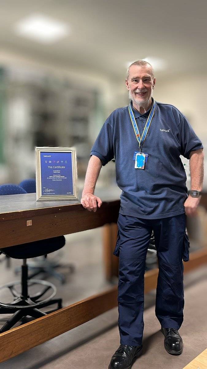 GrooverErn's tweet image. I am so incredibly proud of my colleagues especially this one . Winner of a Babcock Land training award.