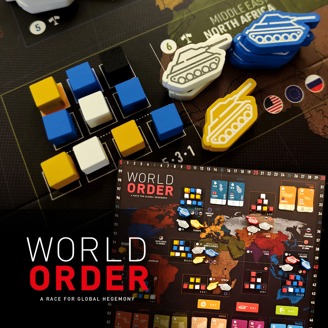 HegemonicP's tweet photo. 🌍 Everything is under (area) control…
World Order combines deck-building with area control. But what exactly are the players trying to “control”?
Click to find out: https://t.co/eZpHCUfyYn
#BoardGames #StrategyGames #WorldOrder #DeckBuilding #AreaControl #HegemonicProject https://t.co/KPEypmCTkD