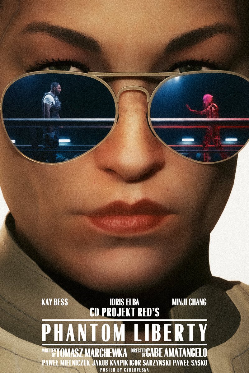 Giving some love on my posters to the voice actors for their phenomenal job  🫡

#KurtHansen #MaleV #SolomonReed #RosalindMyers #SongSoMi #Cyberpunk2077 #PhantomLiberty