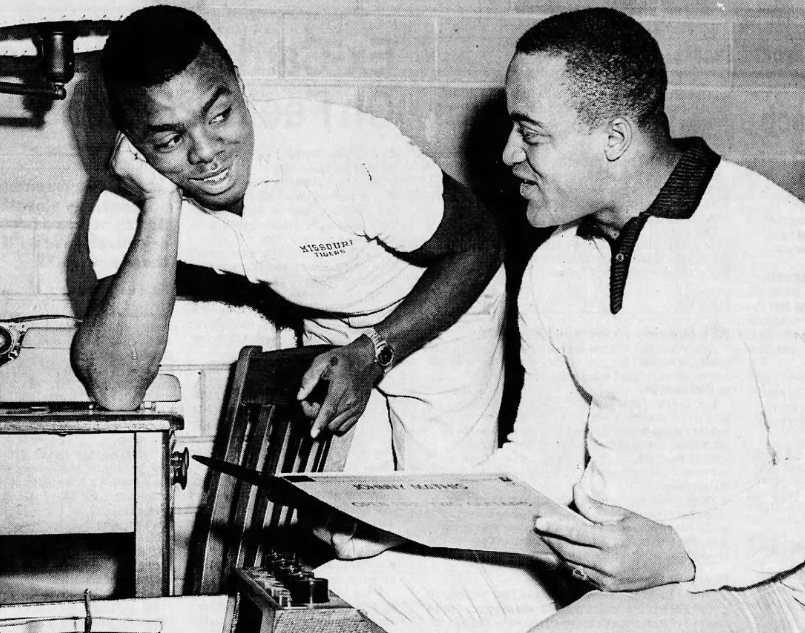 Norris Stevenson and Mel West were seniors on the 1960 Mizzou team that went 11-0 en route to a national title run. #Claim1960