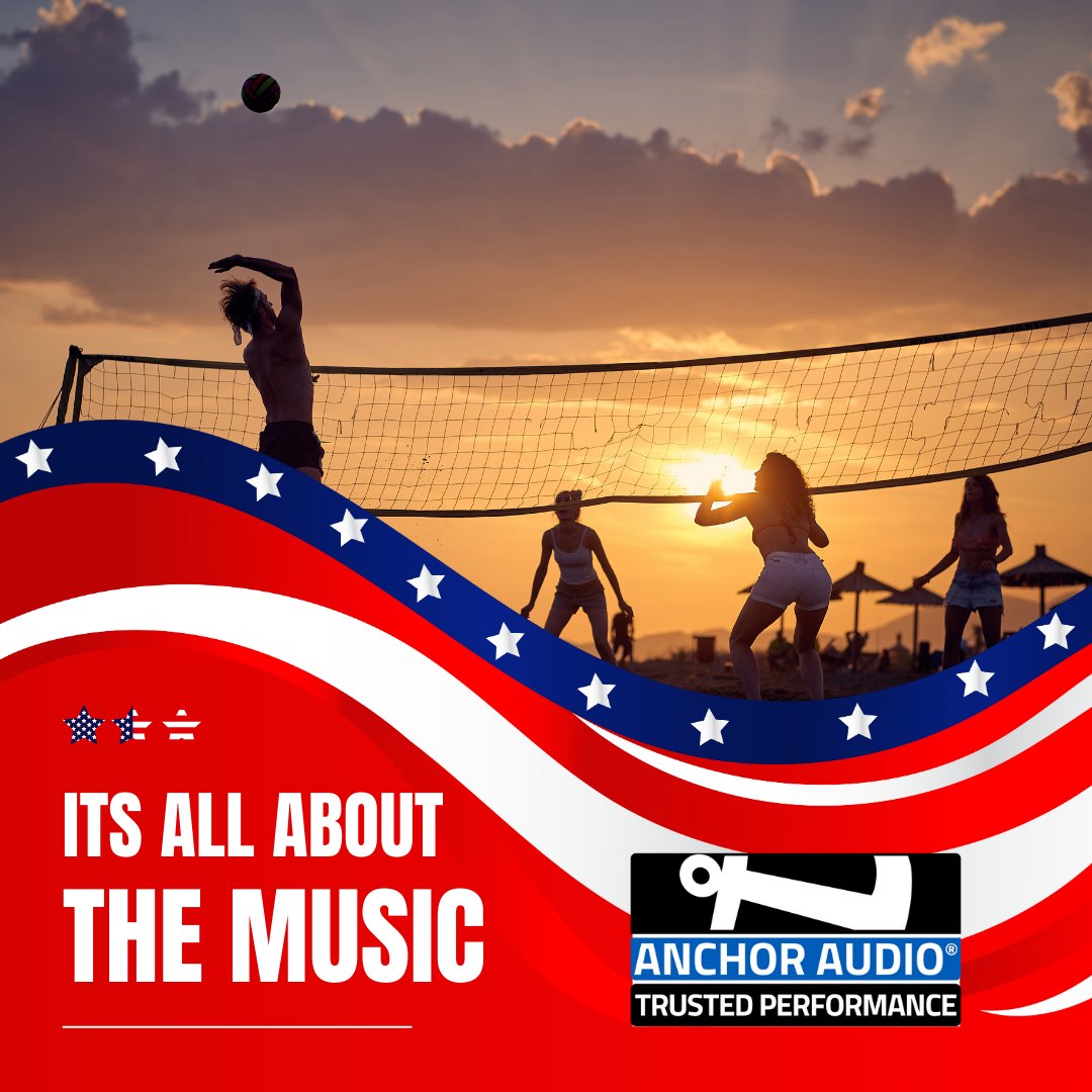 AnchorAudio's tweet image. Beach parties, volleyball, and your favorite tunes blaring... It's the 4th of July in America! 

Take your music anywhere and play all day long wthout a plug when you have Anchor Audio PA systems. 

Happy 4th! 🎆

#AnchorAudio #4thOfJuly #PAsystems #BatteryPowered