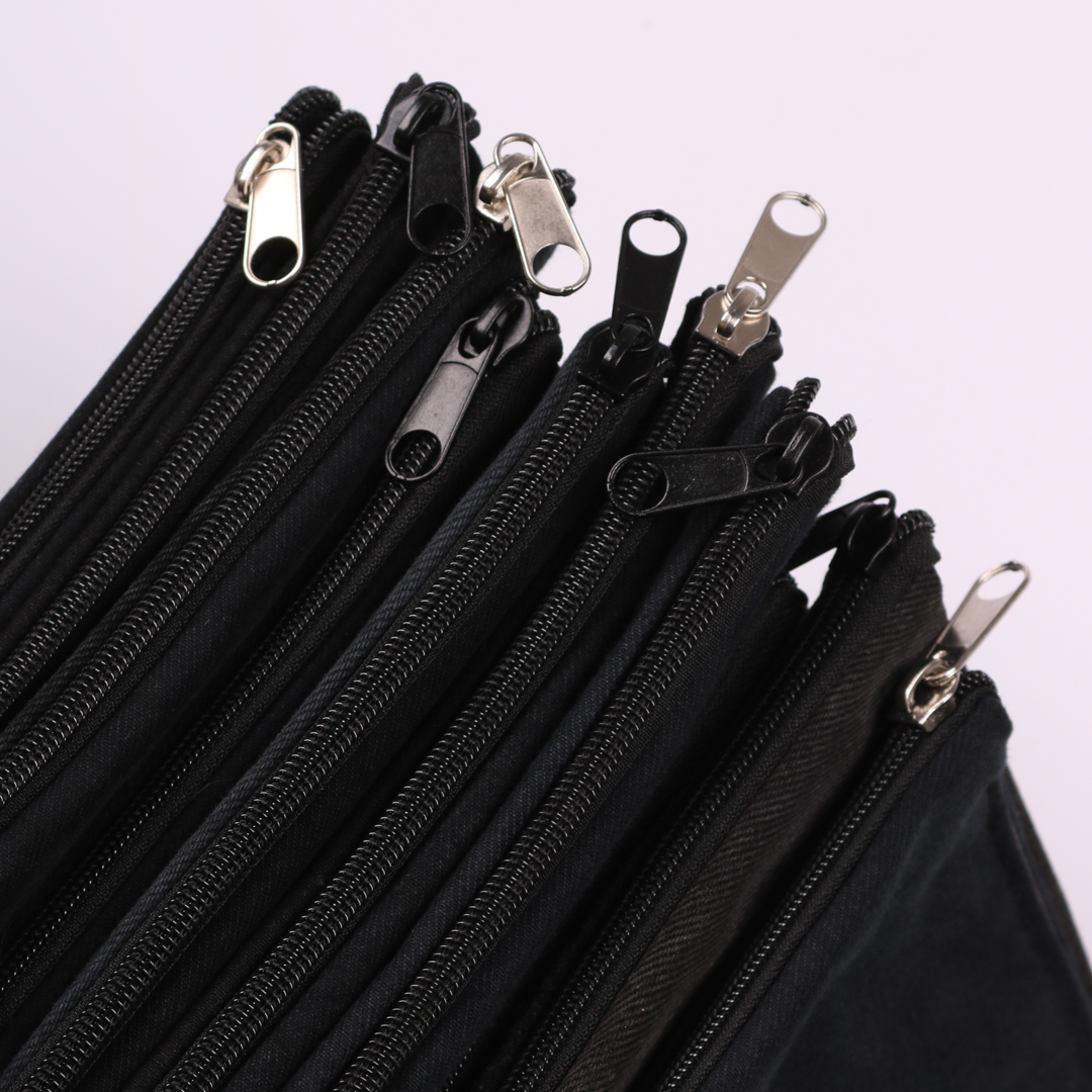 Embroidered pouches made from recycled denim

#recycleclothes #customembroidery #bespoke #ecofriendlywholesale