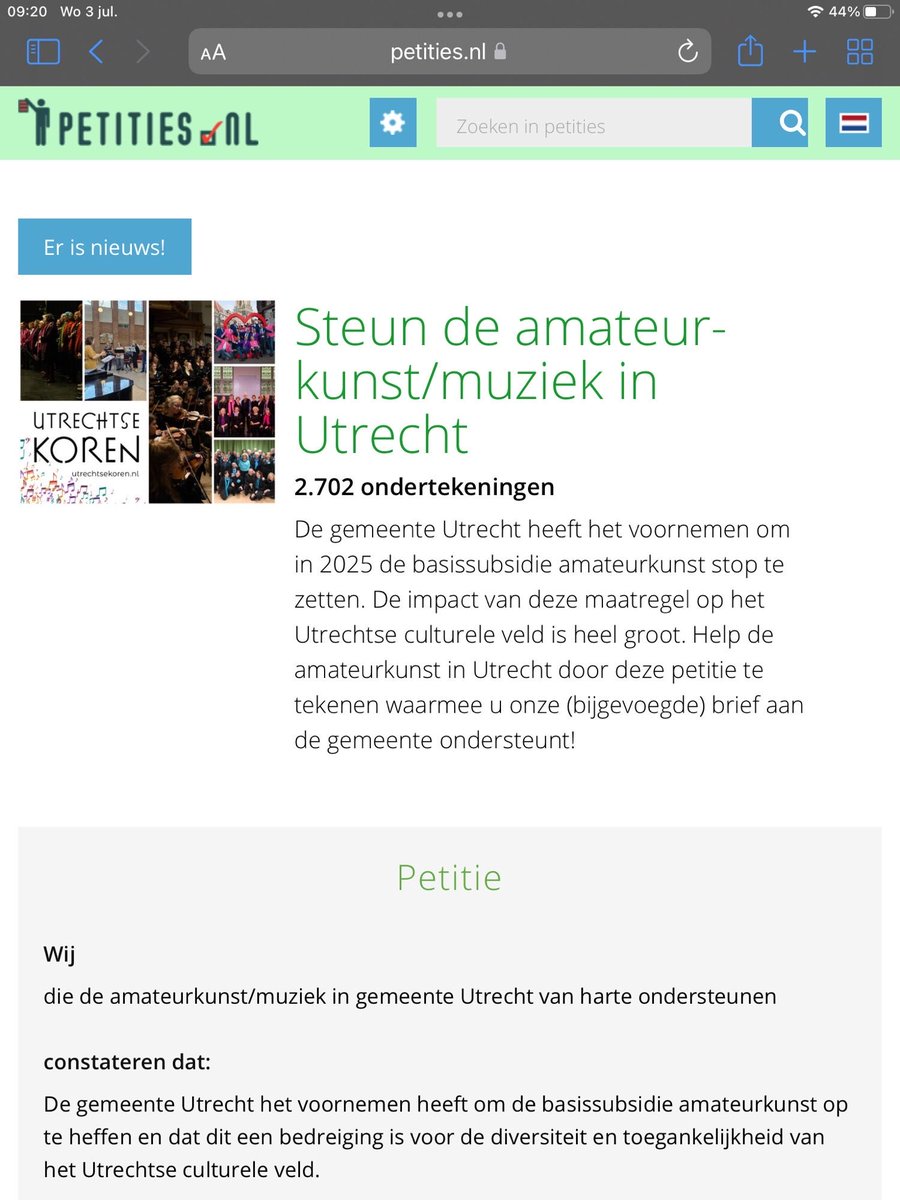 Teken deze petitie. Basissubsidie is een ondergrens die niet overschreden mag worden! Alles van waarde is weerloos…