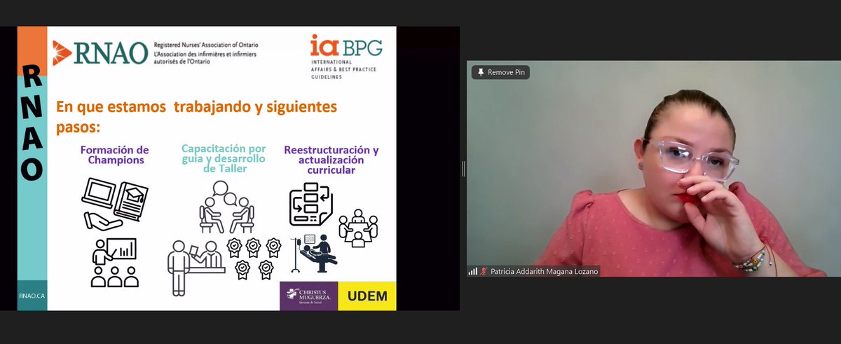 rpintornao's tweet image. Patricia @addarith Magaña Lozano, y Jessica Iglesias @iglesias24747, de @udem comparten la extraordinaria experiencia vivida desde la entrada de la escuela de enfermería al programa #BPSO