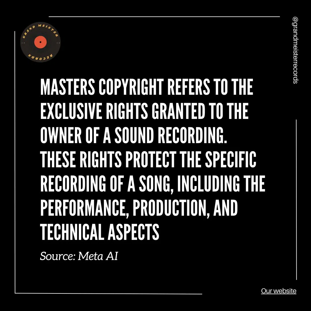 Alercs6's tweet photo. Get in touch! Follow @grandmeisterrecords on IG for more of their content and to sign up for their services. #recordlabel #musicprogramme #musicprofessionalservice #consulting #copyright #musicbusiness https://t.co/vnVPFCwj3g