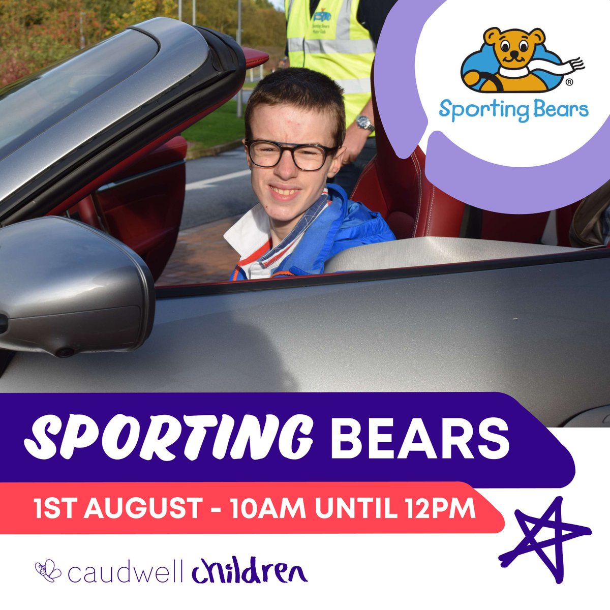 Caudwell Children (@caudwellcharity) on Twitter photo Experience a day in the fast lane! 🏁
<a href="/Sportingbears/">Sporting Bears</a> are racing back to Caudwell Children on 1st August 2024, where children can sit and ride in a range of sport and classic cars. 🏎️💜
Find out more 👉 bit.ly/4cCLgjo Experience a day in the fast lane! 🏁
<a href="/Sportingbears/">Sporting Bears</a> are racing back to Caudwell Children on 1st August 2024, where children can sit and ride in a range of sport and classic cars. 🏎️💜
Find out more 👉 bit.ly/4cCLgjo