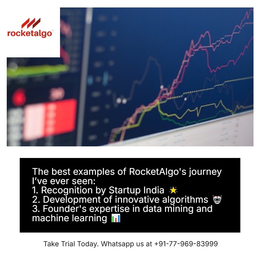 RealRocketalgo's tweet image. What others would you add? Take Trial Today. Whatsapp us at +91-77-969-83999 #FinTech #TradingAlgorithms #Innovation #stocktrading #workfromhome #swingtrading #tradinglifestyle #tradingstocks #wolfofcryptostreet #tradingview #wealth #tradingtips #entrepreneurship #billionaire