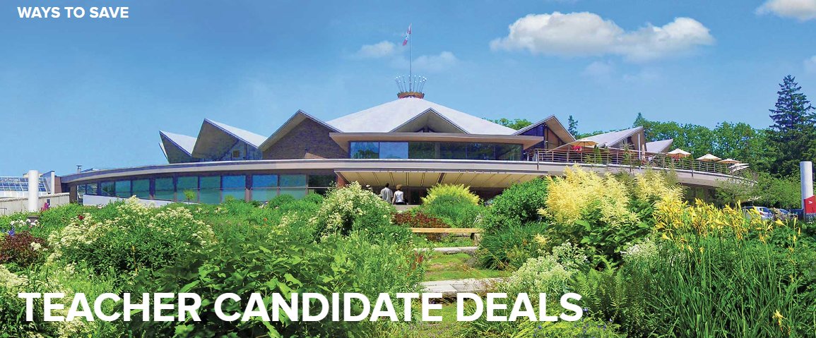 The Stratford Festival is offering discounted ticket prices to various plays for teacher candidates currently enrolled in teacher education programs!

Take advantage of this deal to see amazing plays performed live on stage.

For more information visit: stratfordfestival.ca/WhatsOn/Waysto…