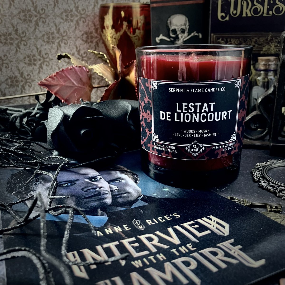 SerpentandFlame's tweet image. Our #InterviewWithAVampire candle fans… what characters, places or quotes would you like to see us add to our  line?

I’m in the process of creating samples  for initial approval for a second wave of blends. Right now, I’m hoping for approval on Daniel, Madeline and Loustat.