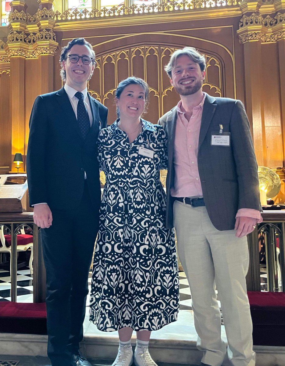 Oscar Patton (@oscarpatton) on Twitter photo a joy & privilege to have organised my first major conference! wonderful & truly interdisciplinary conversations had by all, furnished with a special service from HM’s Chapel Royal.
special thanks to the incomparable <a href="/spparkle/">Dr Katie Bank 🍍</a> & <a href="/SamuelGTeague/">Samuel Teague</a>, & funders/hosts tagged below! a joy & privilege to have organised my first major conference! wonderful & truly interdisciplinary conversations had by all, furnished with a special service from HM’s Chapel Royal.
special thanks to the incomparable <a href="/spparkle/">Dr Katie Bank 🍍</a> & <a href="/SamuelGTeague/">Samuel Teague</a>, & funders/hosts tagged below!