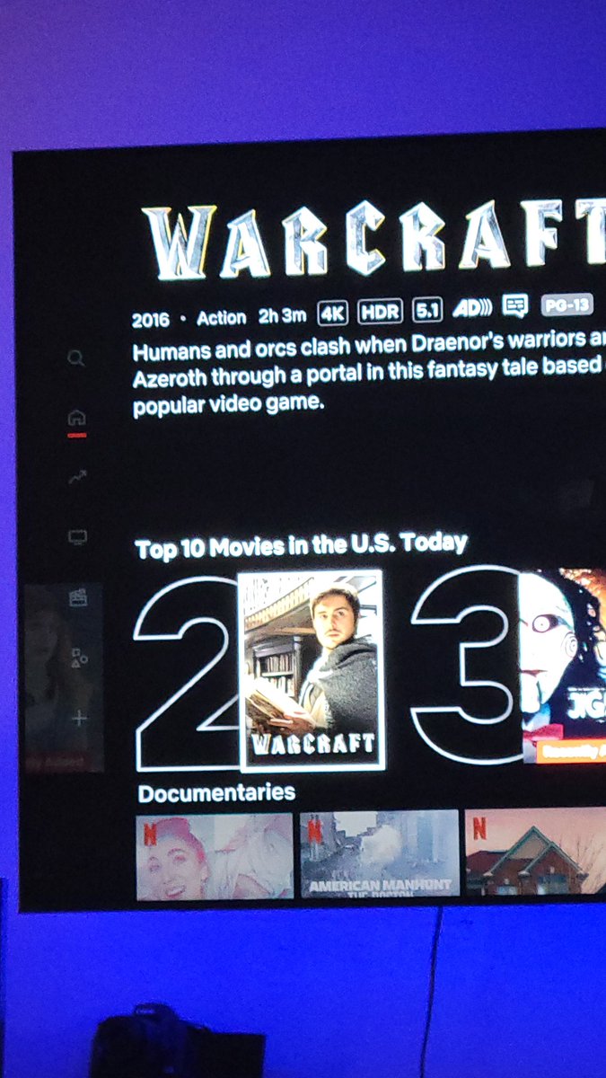 CJ_Hollywood's tweet photo. Wow this is kinda surprising. Top 2nd movie on Netflix?
@Asmongold https://t.co/teOkS3UNMJ
