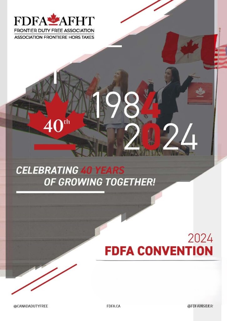 Congratulations to the Frontier Duty-Free Association on 40 years of supporting Duty-Free nation-wide! The FDFA represents the Duty-Free industry here in Canada and has played an essential role in its  success over the years! <a href="/dutyfreecanada/">M.M.</a>  @canadadutyfree. #40YearsofDutyFree