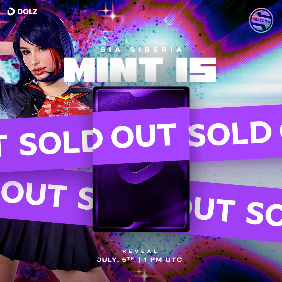 💥 SOLD OUT!
<a href="/milena_rayxxx/">Milena Ray</a>’ card has been sold out within 15 minutes!

This Season does not differ from the past ones… with the augmented supply, our minters are sharp!

Missed today’s mint? Don’t worry! Just check our secondary market to find the one you seek!