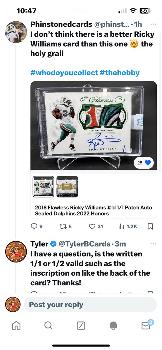 TylerBCards's tweet image. Opening up this question to the masses, any help would be greatly appreciated, question is in the photo below. #TheHobby #WhoDoYouCollect @CardPurchaser