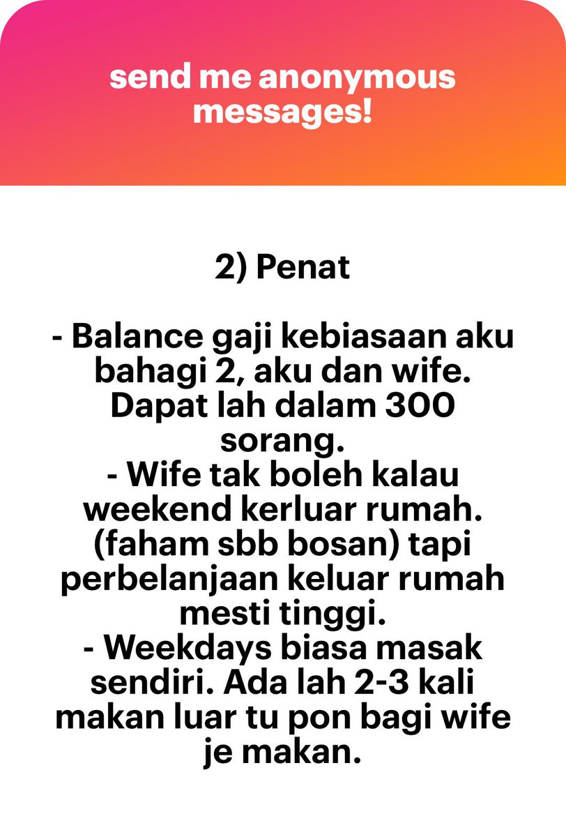 meinmokhtar's tweet photo. Lama tak dapat ngl luahan suami panjang panjang. https://t.co/b7ZuRS5V9r