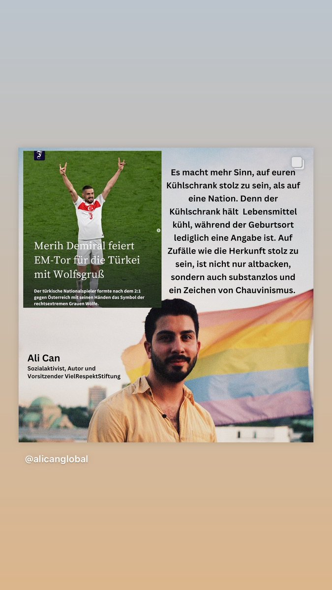 alicanglobal's tweet photo. „Ich bin stolz Türke zu sein“
Demiral, türkischer Nationalspieler, während er den rechtsextremen Wolfsgruss zeigt.

#vielfalt #nationalstolz #nationalismus #respekt #miteinander #metwo #rassismus #grauewölfe https://t.co/Hem8ZJo8GV