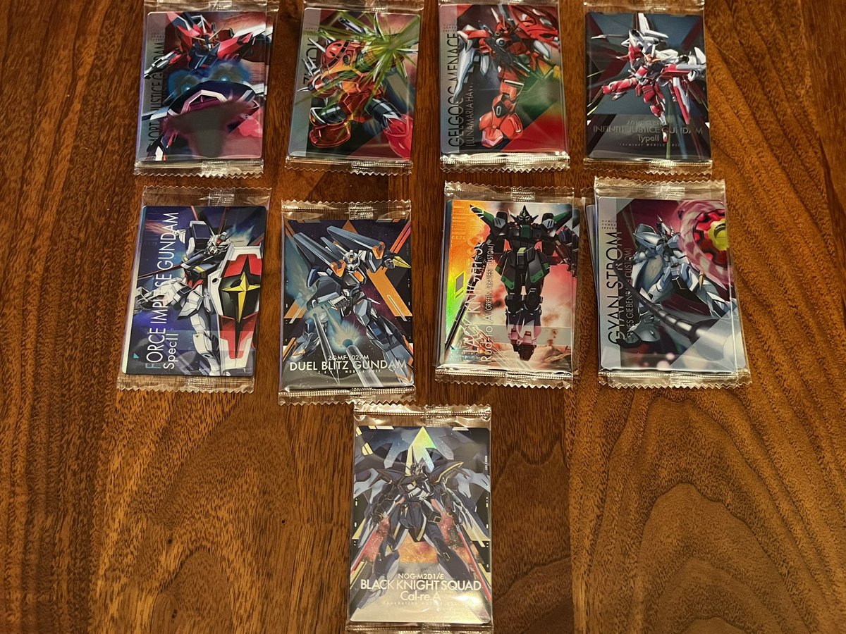 chamigyuuuu's tweet photo. 機動戦士ガンダムSEED FREEDOM ウエハース カード 交換
譲）画像のカード（複数枚OK）
求）箔押しキララクor キービジュアル　or買取

郵送もしくはシネマ・コンサートにて交換希望です。

検索からお気軽にお声がけください！

#SEEDFREEDOM https://t.co/KHMDKzvCWU