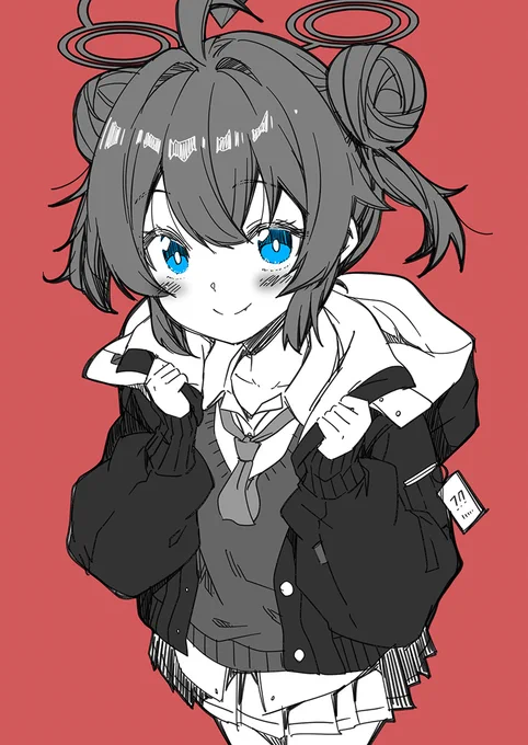 練習に描き描き#ラクガキ #ブルアカ 