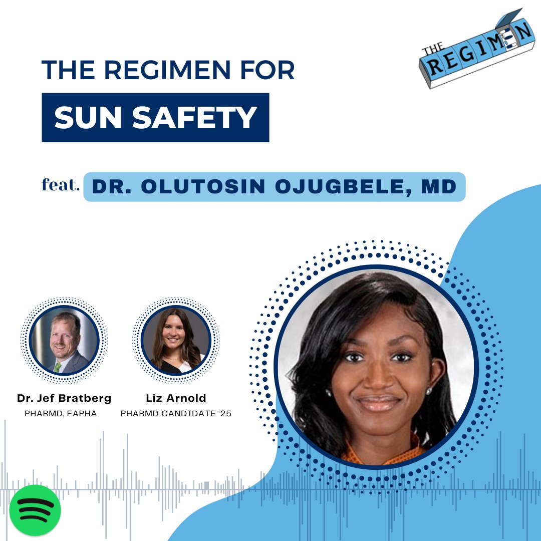 Joining us today is Dr. Olutosin Ojugbele, MD, a medical director at the Rhode Island Department of Health! 
Listen-in for a fascinating discussion on sun safety and how to protect yourself from sunburns to skin cancer.

spotifyanchor-web.app.link/e/Nroui4rUVKb

#TheRegimen #PublicHealth