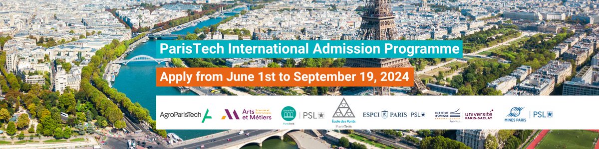 ParisTech (@paristech_news) on Twitter photo Apply & join us in Sept 2025!
Do it like Sergio from <a href="/UNALOficial/">Universidad Nacional de Colombia</a>
lnkd.in/e7EczkQJ
👉 Contact the Office of international relations or your Department
👉 Check that you are preselected
👉 Read carefully all instructions here lnkd.in/eENYVN3B Apply & join us in Sept 2025!
Do it like Sergio from <a href="/UNALOficial/">Universidad Nacional de Colombia</a>
lnkd.in/e7EczkQJ
👉 Contact the Office of international relations or your Department
👉 Check that you are preselected
👉 Read carefully all instructions here lnkd.in/eENYVN3B