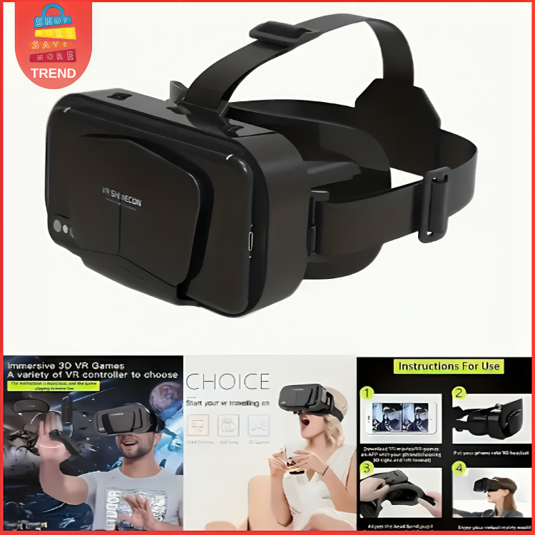 trend_1203's tweet photo. Trend offers VR Shinecon G10 3D virtual reality glasses, made of acrylic PMMA, compatible with iPhone and Android smartphones (11.94-18.29 cm screen sizes), in black color.💯🔥

#trend #vglasses #virtualreality #3d #iPhonecompatible #Androidcompatible #techgadgets #gaminggear #vr https://t.co/kEK4ZyfwVx
