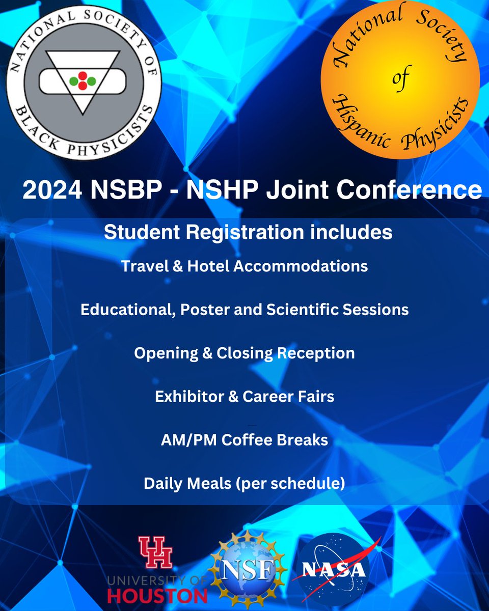 All students: You don't want to miss this impactful annual conference. Student registration includes travel and hotel accommodations and much more. If you need assistance with justification to your facility or staff please reach out to NSBP staff. Link in bio. #2024NSBP #2024NSHP