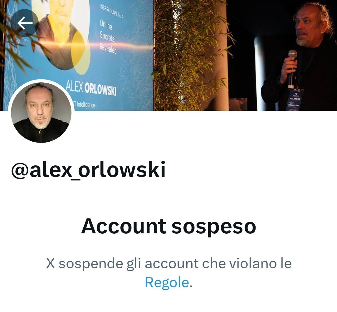 ANONYM0USITALIA's tweet photo. #StopRussiaPropaganda in Italia.
Piena solidarietà al nostro amico Alex, bersaglio di attacchi vili da parte di coloro che si sentono minacciati dalla Verità.
#FreeOrlowsky #Orlowsky @alex_orlowski https://t.co/shEUFv5BY7