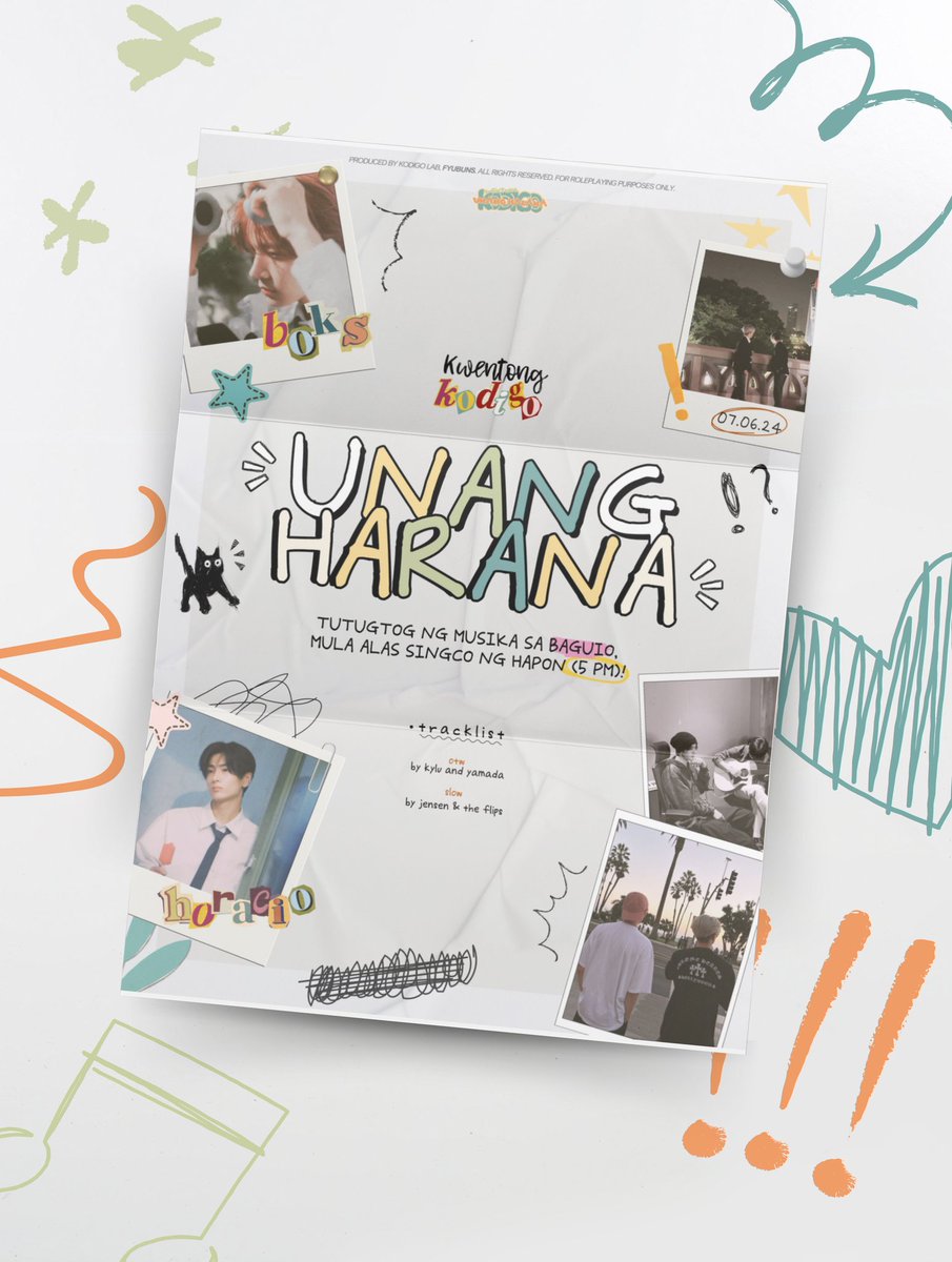 ㅤ   

        𝗢𝗧𝗪 KA NA BA .ᐣ

        humaling  sa  himig  ng  𝗸𝗼𝗱𝗶𝗴𝗼◞
        sa  panimulang  awit  ng  𝗵𝗮𝗿𝗮𝗻𝗮 

        JULY  O6  ◞   2O24   ⵌ  5PM  PST

ㅤ