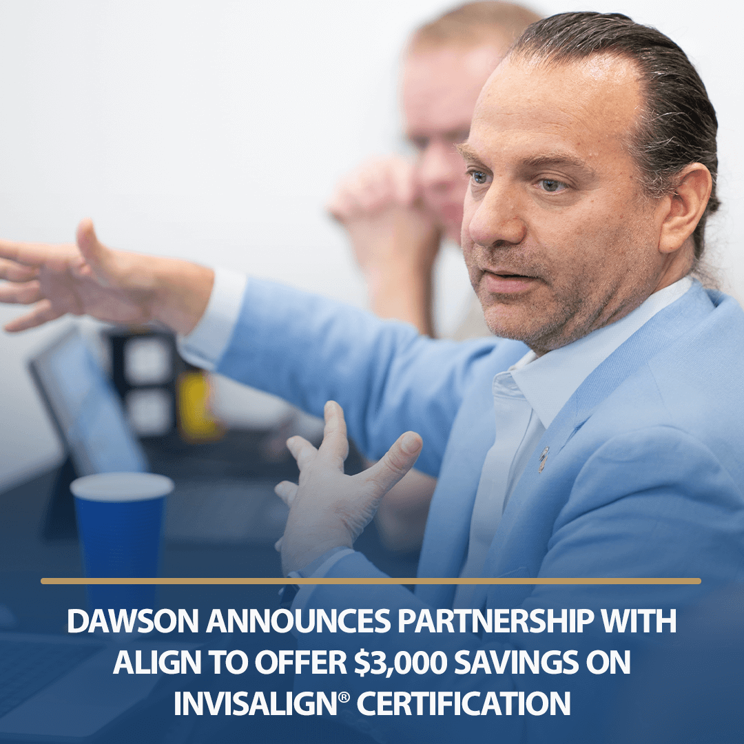 DawsonAcademy's tweet photo. This summer, Dawson is excited to announce a new partnership with Align Technology, providing an exclusive opportunity for dentists to become Invisalign certified while saving $3,000.

🔗 https://t.co/eUhhvHpvsE

#dentistry | #dentalce | #dentaleducation https://t.co/V3LVmcaKwh