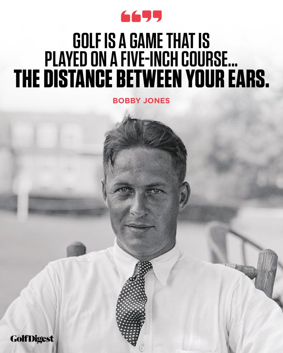 GolfDigest's tweet photo. The shortest but most important course. 🧠 https://t.co/JpCgXA8W3r