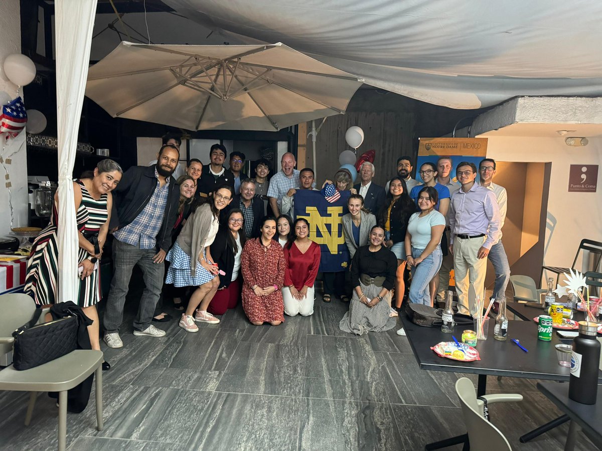 It’s always fun to hang out with the <a href="/NotreDame/">University of Notre Dame</a> family ☘️ This time for early 4th of July celebrations with <a href="/UNDMexico/">Notre Dame Mexico</a> in Mexico City.