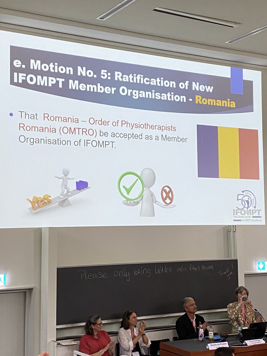 Welcome new Member Organisations to the IFOMPT family at #ifompt2024 
<a href="/UH_PG_Physio/">Uni Herts Post Grad Physio</a> <a href="/IFOMPT/">IFOMPT</a>