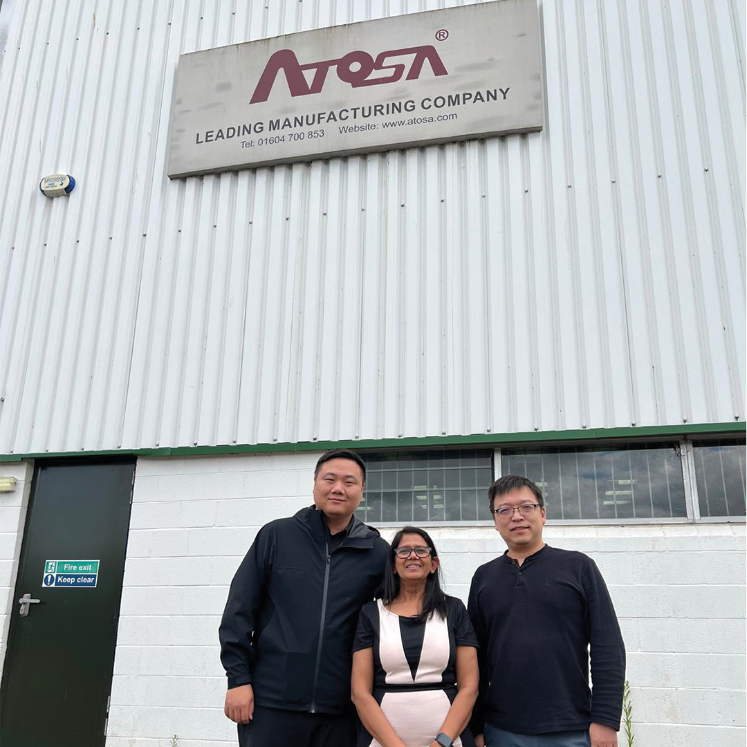 Always nice to welcome vistors from China, it was a pleasure to receive Jay Cheng &amp; Mr Sheng and show them the UK operations.

We look forward to seeing them again soon when they will be able to view the exciting new distribution centre in Wellingborough.

#atosa