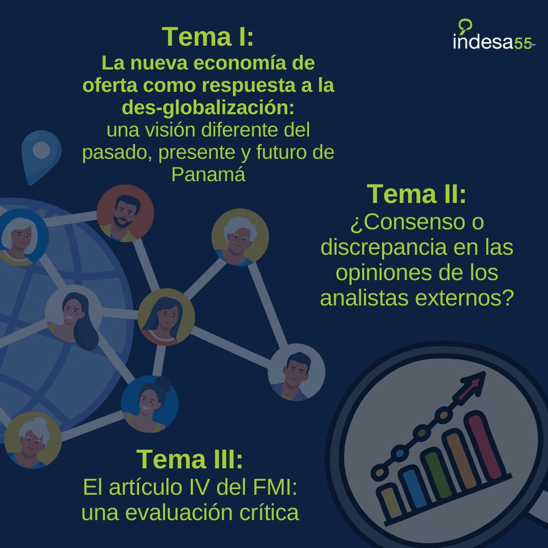 indesacapital's tweet image. 👋 ¡No te pierdas la próxima sesión del Foro Empresarial #INDESA en julio! José Galíndez hablará sobre el impuesto mínimo global y su impacto en #Panamá 🌎. Discutiremos también la des-globalización y los puntos clave del último reporte del FMI sobre Panamá. ¡Únete este jueves!