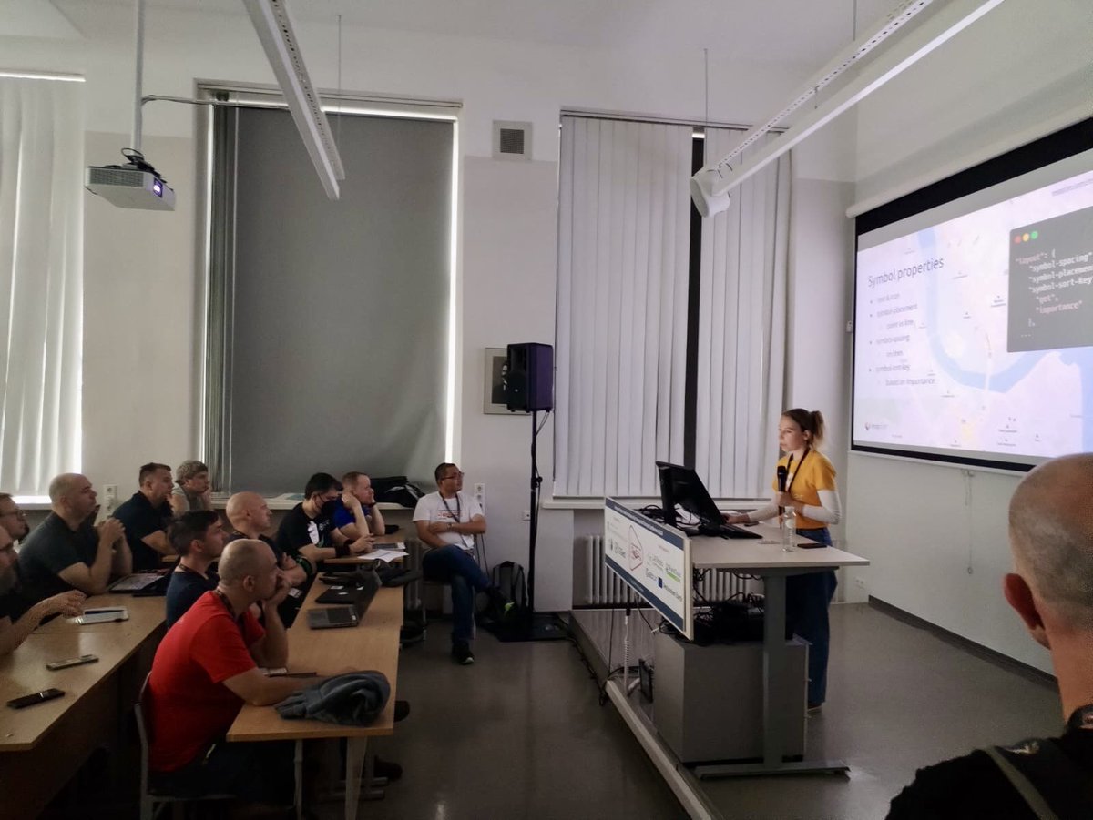 PetraDuriancik's tweet image. FOSS4G, thanks for having me! I talked about style.json and @maplibre style spec and how we do maps in @MapTiler.
Thanks to everyone who came! If you didn’t catch my presentation, the slides are here: tinyurl.com/maptiler-foss4…
@foss4ge #FOSS4GE #Tartu