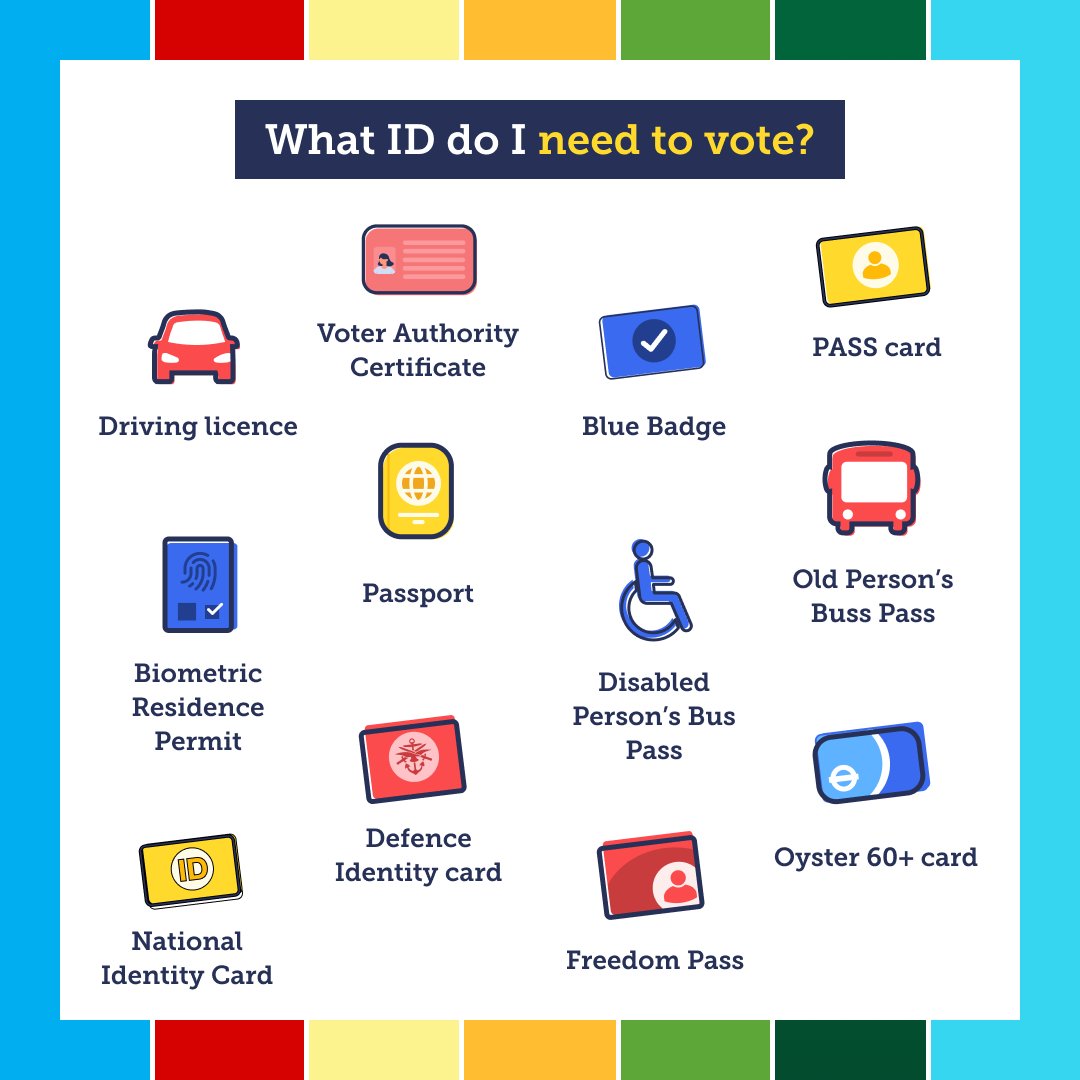 🚨 Don't forget you need eligible photo ID when you head to the polls. 🚨

These are the main forms of ID that are accepted (plus others in Northern Ireland, Scotland and Wales - see the link)

moneysavingexpert.com/family/uk-elec… #GeneralElection2024