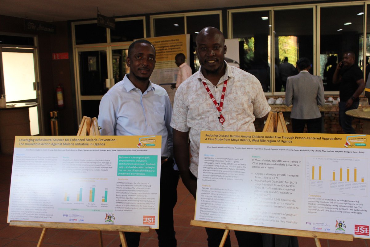 Poster Presentation at #AfricaSBC24 watch party.  Titled "Leveraging Behavior Science for Enhanced Malaria Prevention. The Household Action Against Malaria Initiative in Uganda"
