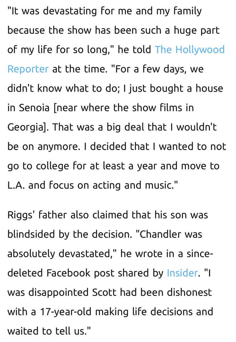 ajctweetings's tweet photo. @for_life1995 @ShirudoNacht @NoahhbyNature @CultureCrave @empiremagazine First quote from Chandler Riggs, second from his dad. You are incorrect. They fired him. https://t.co/P8wOqfVCiV