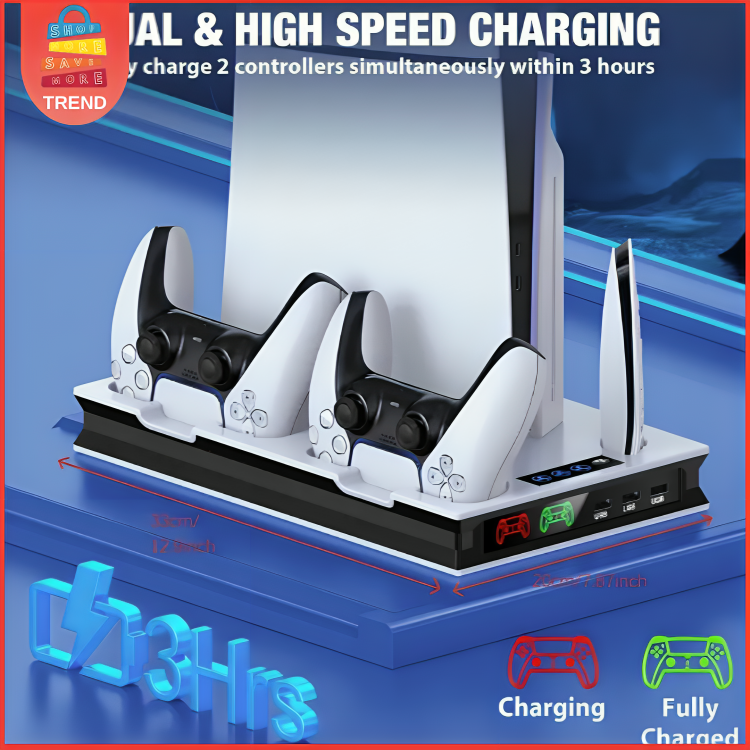 trend_1203's tweet photo. Trend offers a cooling fan stand for PS5 with a dual controller charging station for PlayStation 5 Slim 2023.๐ฎ
#trend #playstation5 #coolingfan #ps5stand #dualcontrollercharging #gamingaccessories #ps5slim #gaminggear #consolecooling #ps5digital #ps5disc #whitedesign #gamergear https://t.co/KgYru98KQZ