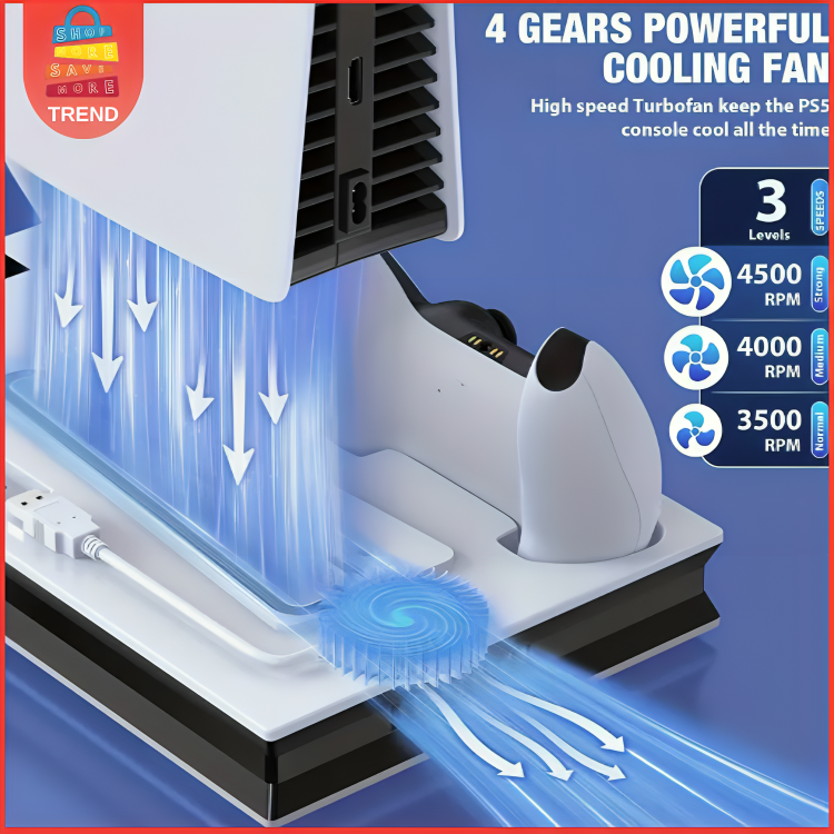 trend_1203's tweet photo. Trend offers a cooling fan stand for PS5 with a dual controller charging station for PlayStation 5 Slim 2023.๐ฎ
#trend #playstation5 #coolingfan #ps5stand #dualcontrollercharging #gamingaccessories #ps5slim #gaminggear #consolecooling #ps5digital #ps5disc #whitedesign #gamergear https://t.co/KgYru98KQZ