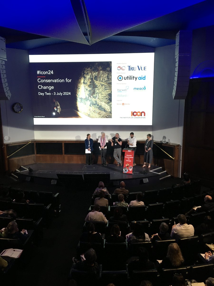 Conservators_UK's tweet image. At the very end of session 6, the speakers did a Q&amp;amp;A session. 

#icon24 #conservationforchange