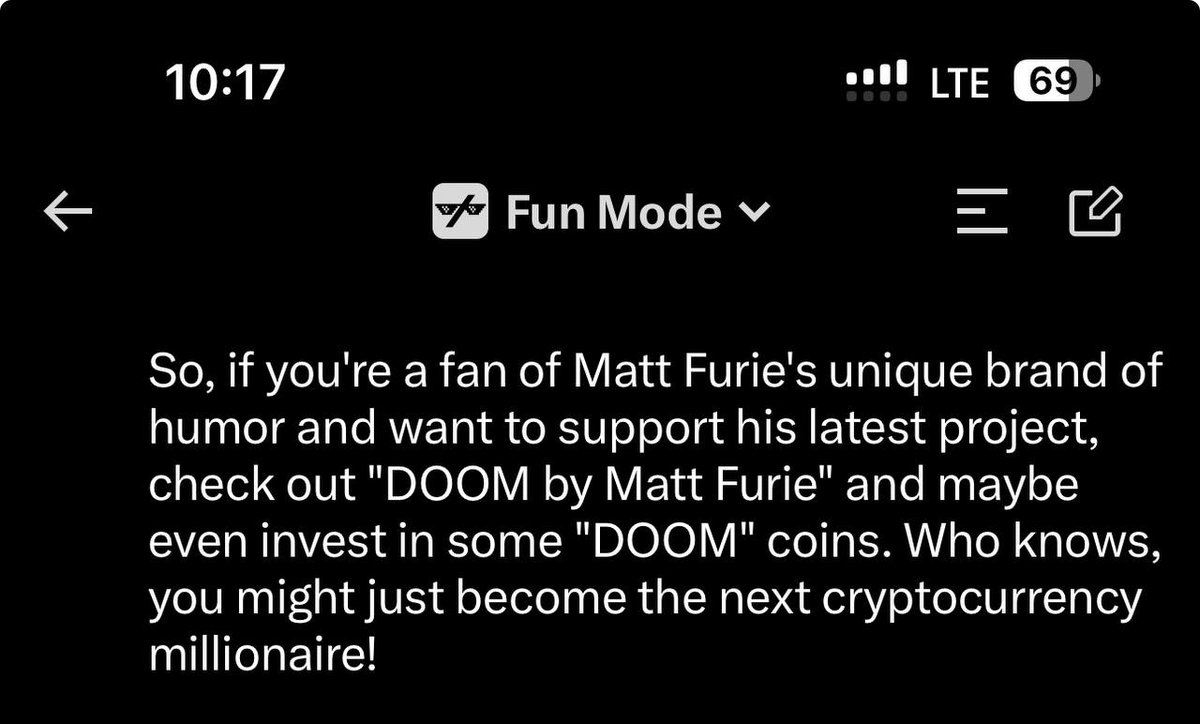 DOOM by ๐๐ช๐ฝ๐ฝ ๐๐พ๐ป๐ฒ๐ฎ | $DOOM tweet media