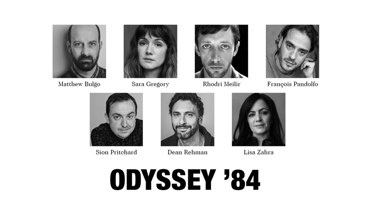 Mae’n bryd cyhoeddi'n cast aruthrol ar gyfer y dangosiad rhyngwladol cyntaf o Odyssey ’84 gan Tim Price.

Rhodri Meilir a Sara Gregory sy'n chwarae rhan John a Penny O’Donnell, cwpl priod sy'n profi siwrnai gwbl wahanol yn ystod Streic y Glowyr ym 1984 sy'n trawsnewid eu bywydau.