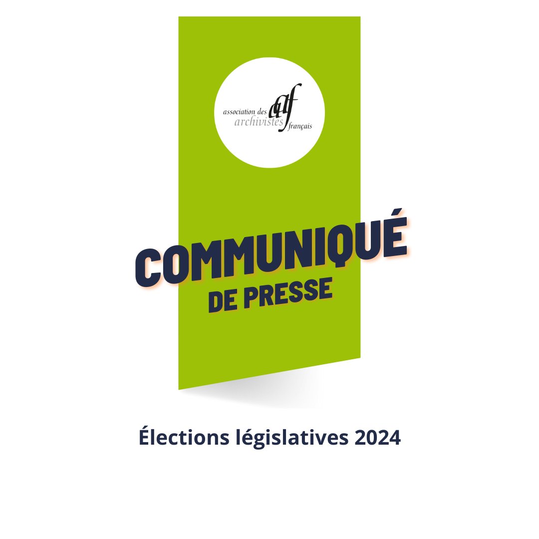 #Legislatives2024
les archivistes rappellent les principes fondamentaux de leur métier !
Découvrez notre communiqué de presse ⤵️
archivistes.org/Elections-legi…
