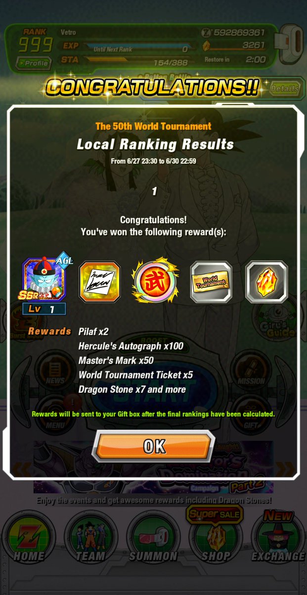 7️⃣ ONCE AGAIN 

My local redemption arc is now fully completed 😤 
#DOKKANBATTLE