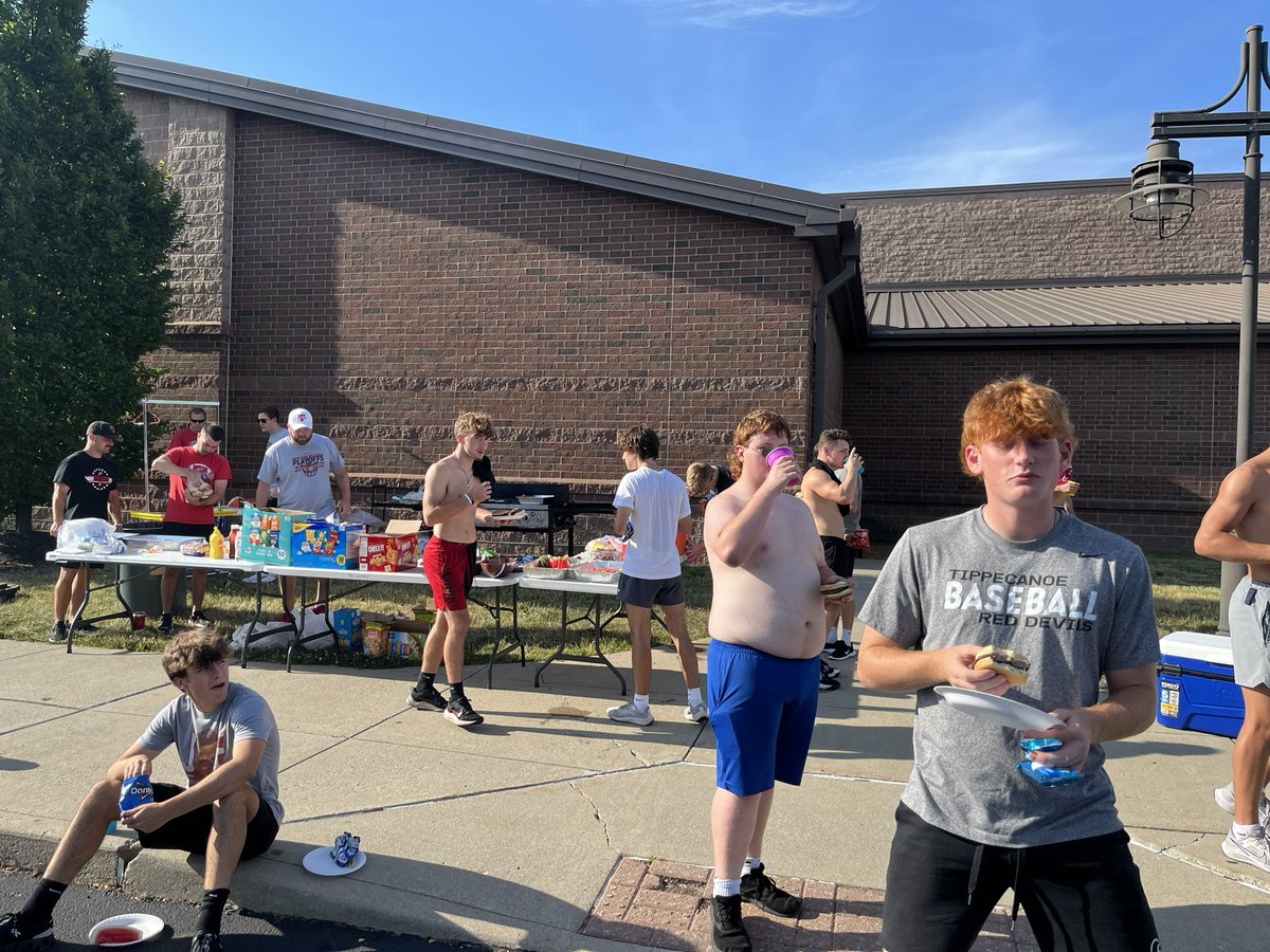 Annual cookout for the team!! Absolutely love the work and positive attitude this summer!! Enjoy the long weekend!! Camp next week!!! 
#believeit